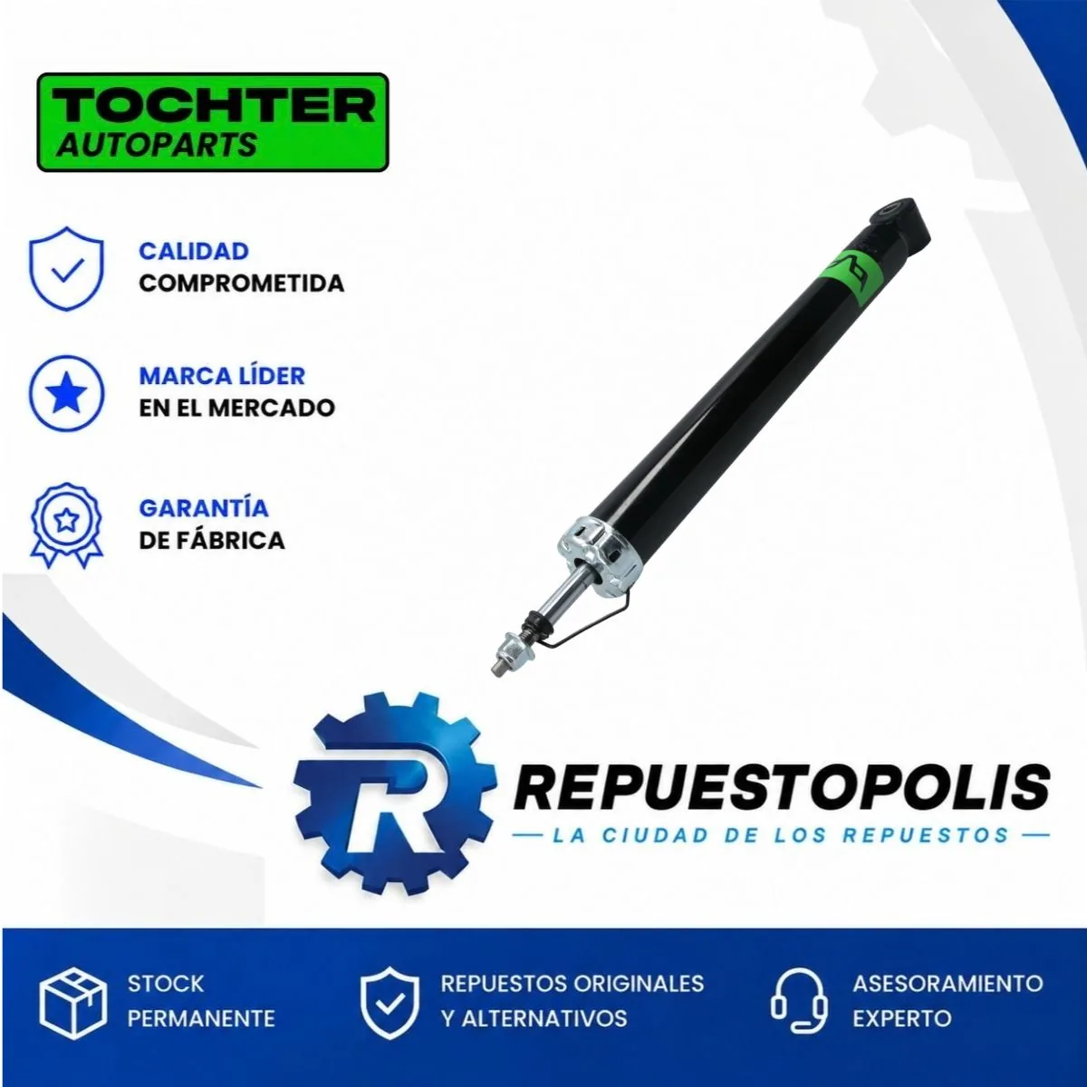 Amortiguador Trasero para Nissan Kicks 16/24 - TOCHTER