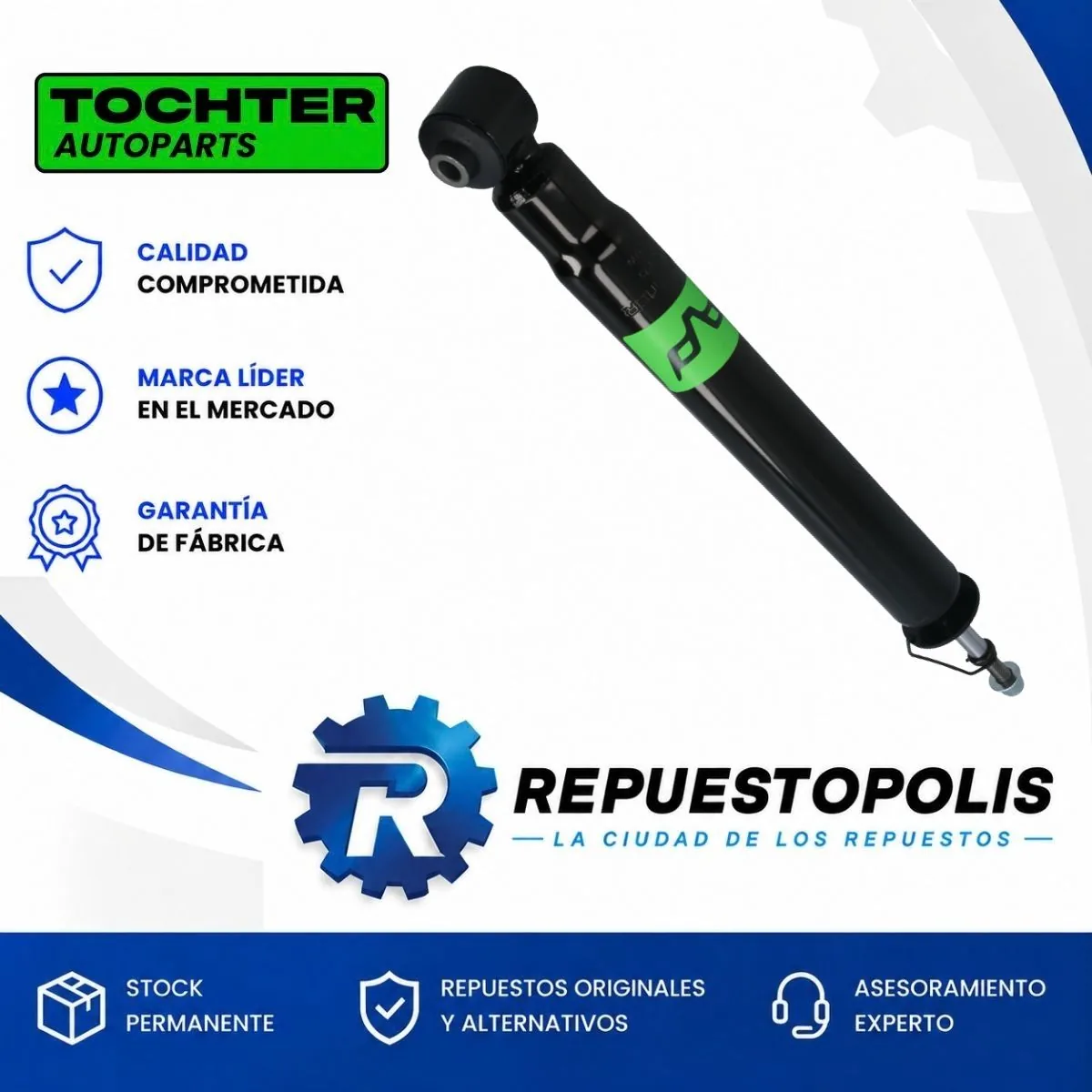 Amortiguador Trasero para Citroën C4 y Peugeot 307 - TOCHTER