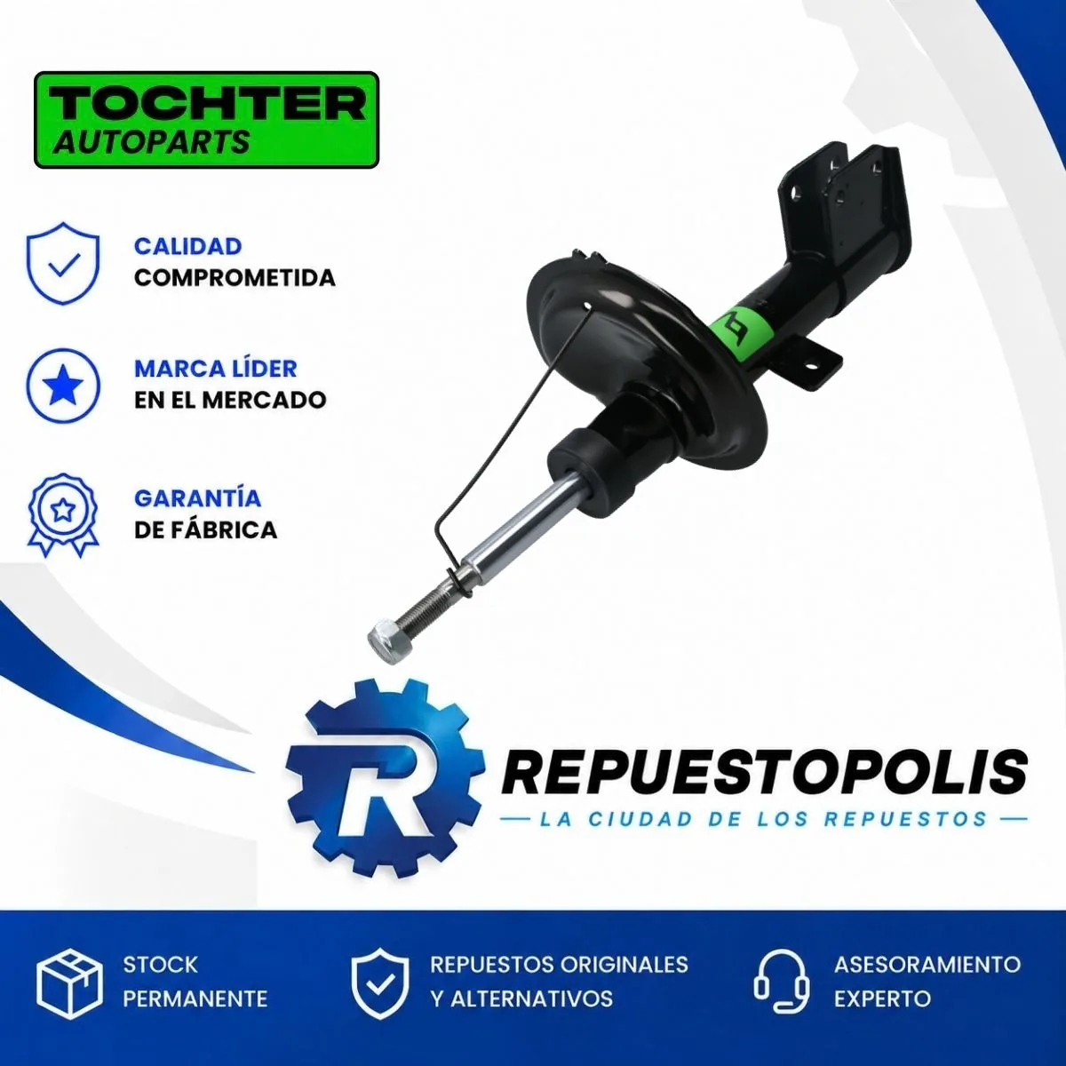 Amortiguador Delantero Derecho Citroën C4 06/12 - TOCHTER