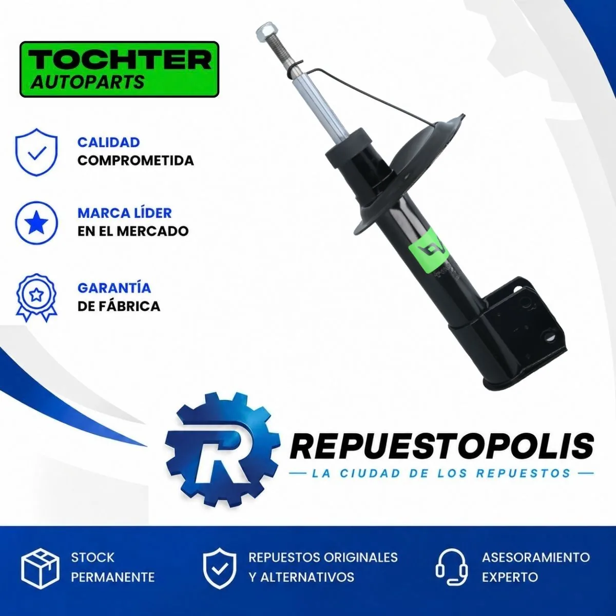 Amortiguador Delantero Izquierdo Citroën C4 06/12 - TOCHTER