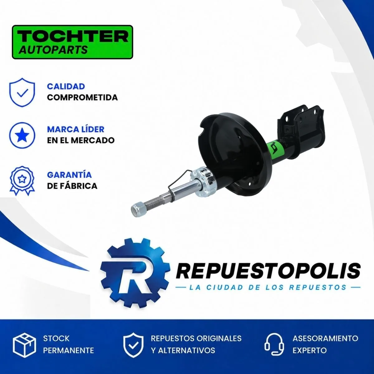 Amortiguador Delantero Renault Clio II y Symbol - TOCHTER
