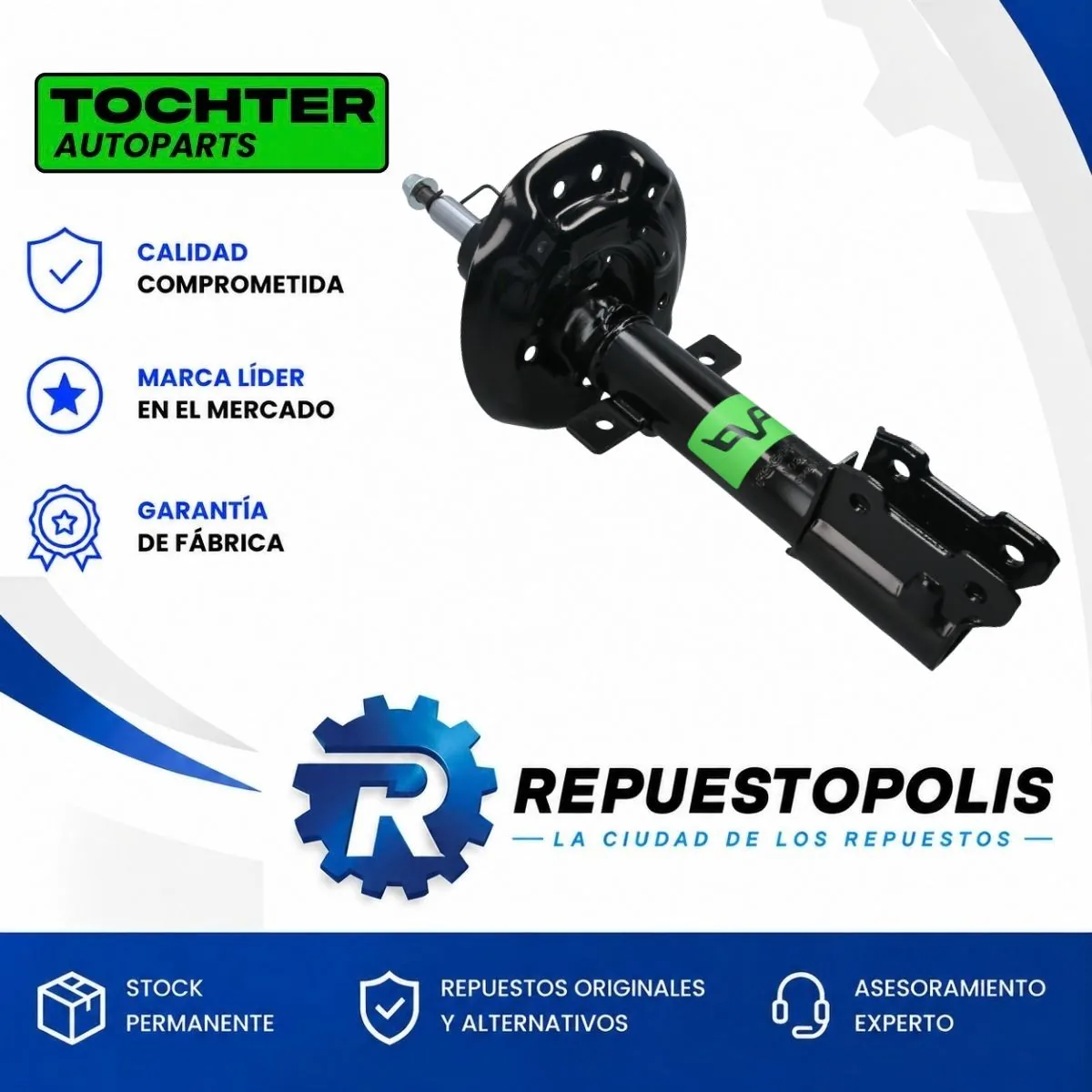 Amortiguador Trasero Renault Duster Oroch 16/26 - TOCHTER