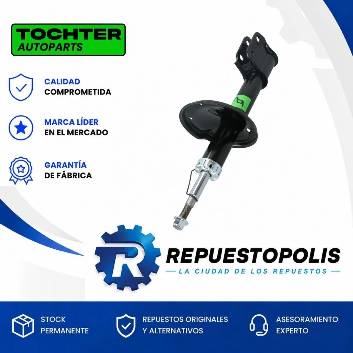 Amortiguador Delantero para Renault Kangoo 13/18 - TOCHTER