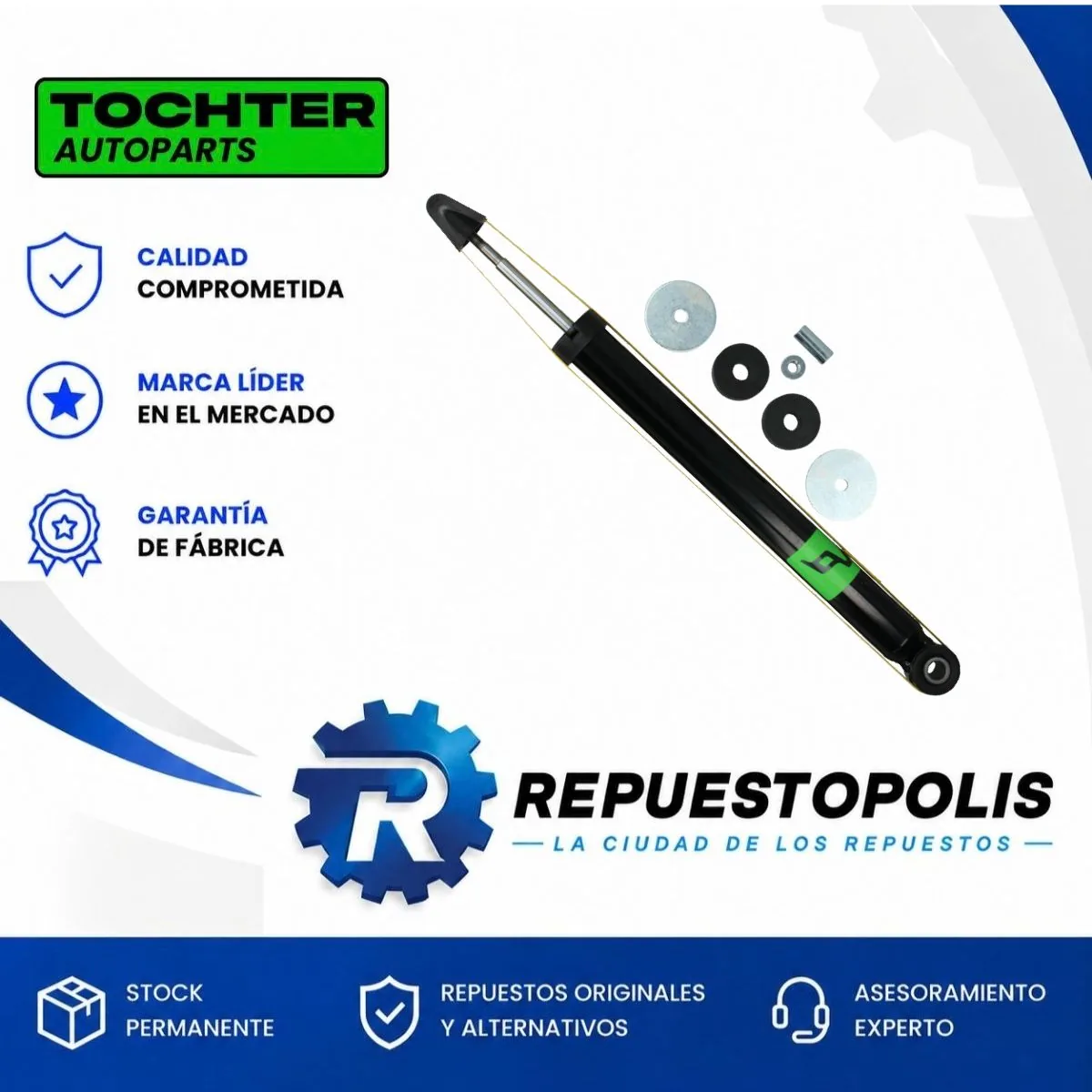 Amortiguador Trasero para Renault Kwid 17/26 - TOCHTER