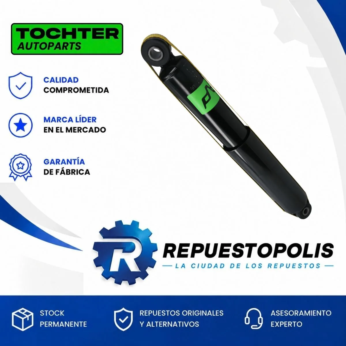 Amortiguador Trasero para Renault Master 02/14 - TOCHTER
