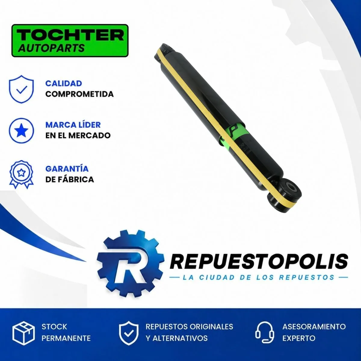 Amortiguador Trasero para Volkswagen Amarok 09/26 - TOCHTER