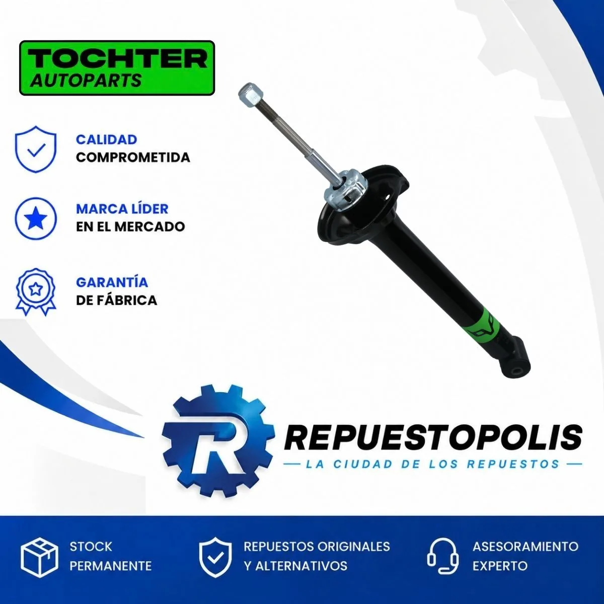 Amortiguador Delantero Volkswagen Fox y Gol Trend - TOCHTER