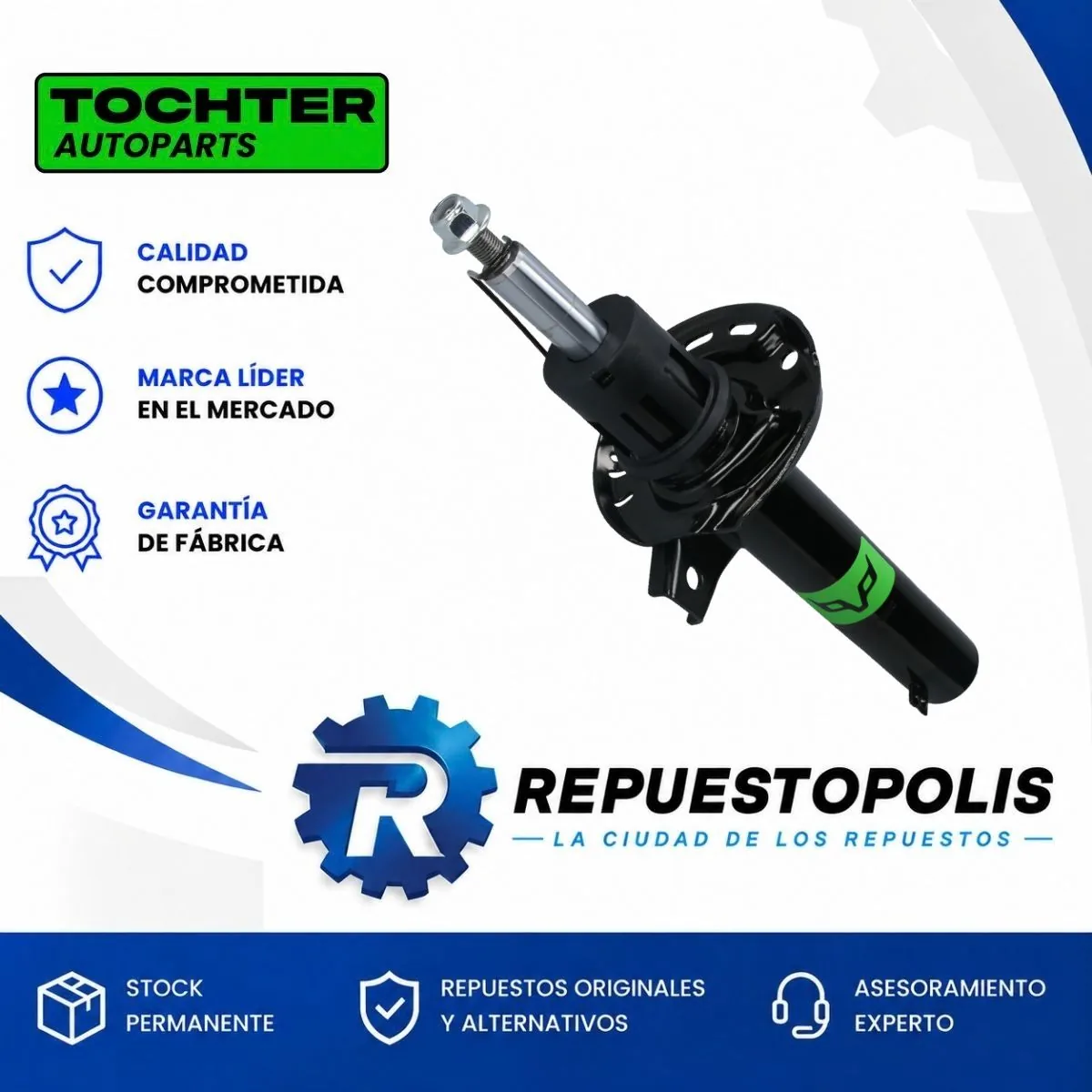 Amortiguador Delantero Volkswagen Vento y Passat - TOCHTER