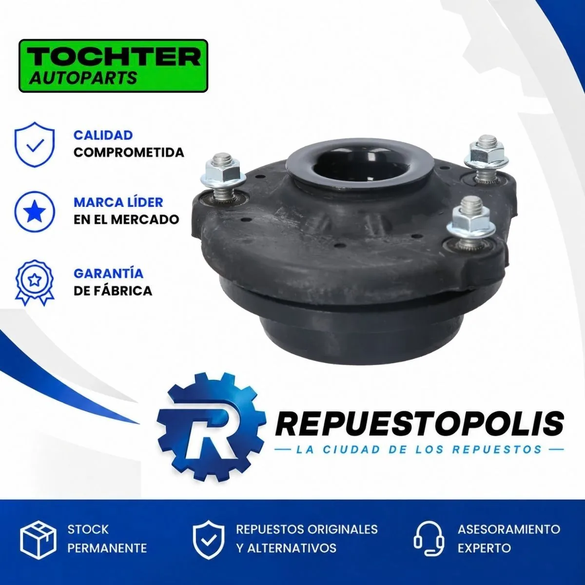 Cazoleta Delantera Derecha con Crapodina Fiat Qubo - TOCHTER