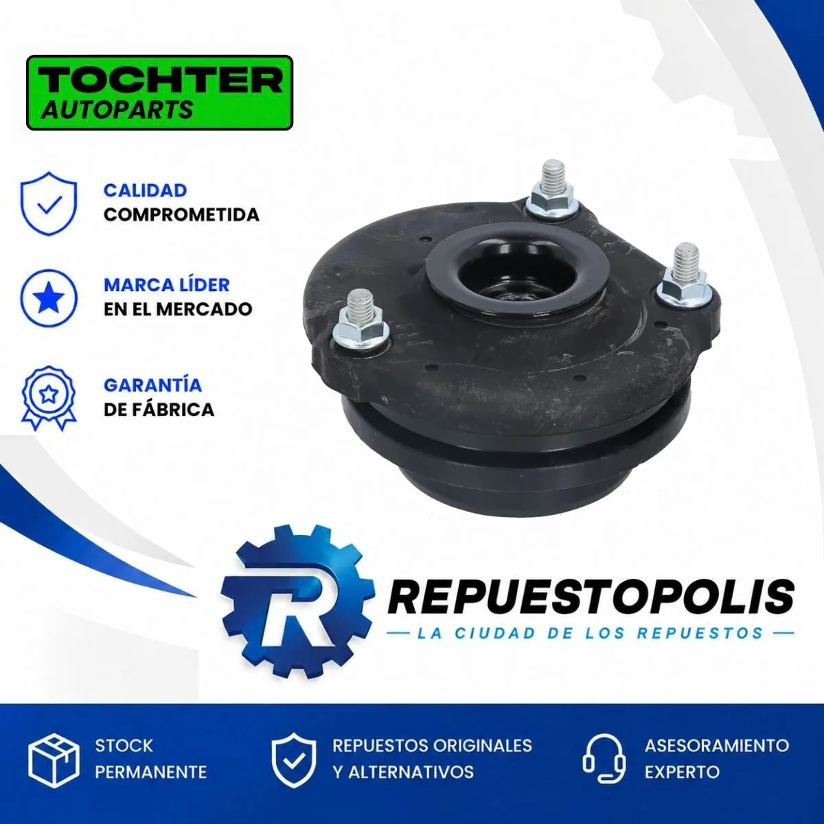 Cazoleta Delantera Izquierda con Crapodina Fiat Qubo