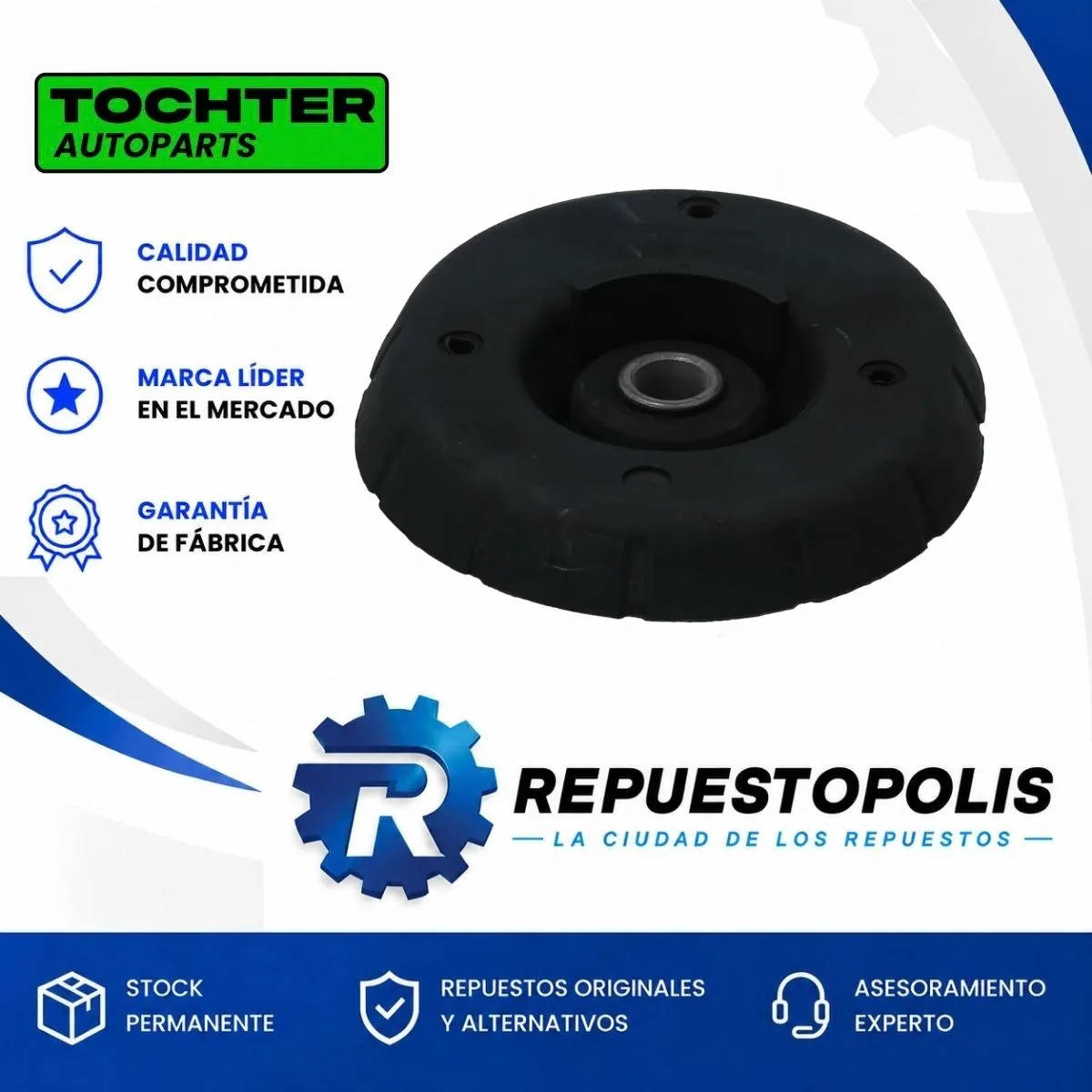 Cazoleta Delantera con Crapodina Peugeot 208 y 2008 TOCHTER