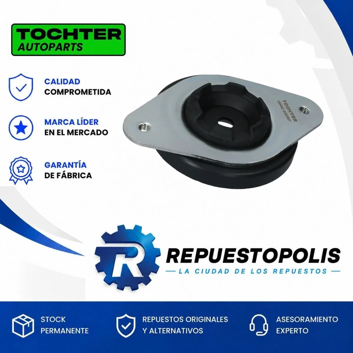Cazoleta Delantera con Crapodina para Renault Kwid - TOCHTER