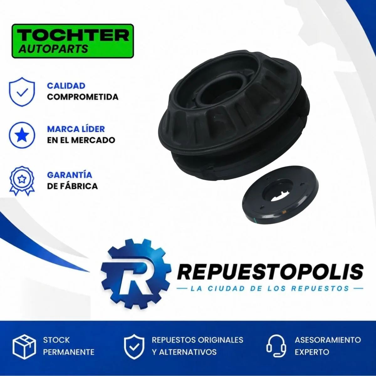 Cazoleta Delantera con Crapodina para Toyota Etios - TOCHTER