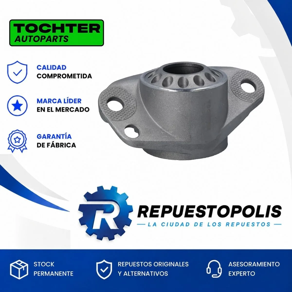 Cazoleta de Suspensión Trasera para Audi A3 96/12 - TOCHTER