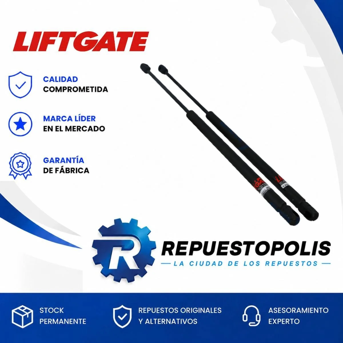 Amortiguador de Portón para Chevrolet Corsa 01/10 - LIFTGATE