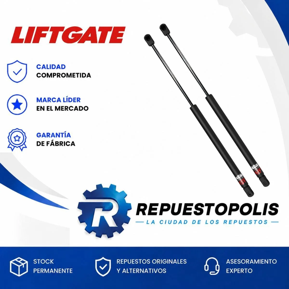 Amortiguador de Portón para Chevrolet Corsa 95/01 - LIFTGATE