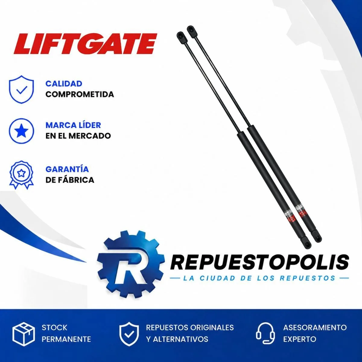 Amortiguador de Portón para Ford Fiesta 94/97 - LIFTGATE