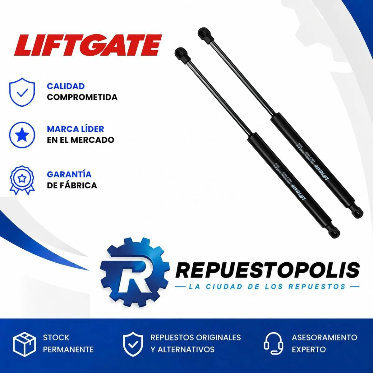 Amortiguador de Portón para Renault Clio II 01/11 - LIFTGATE