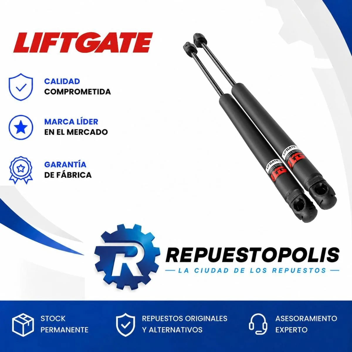 Amortiguador de Portón Volkswagen Fox y Crossfox - LIFTGATE