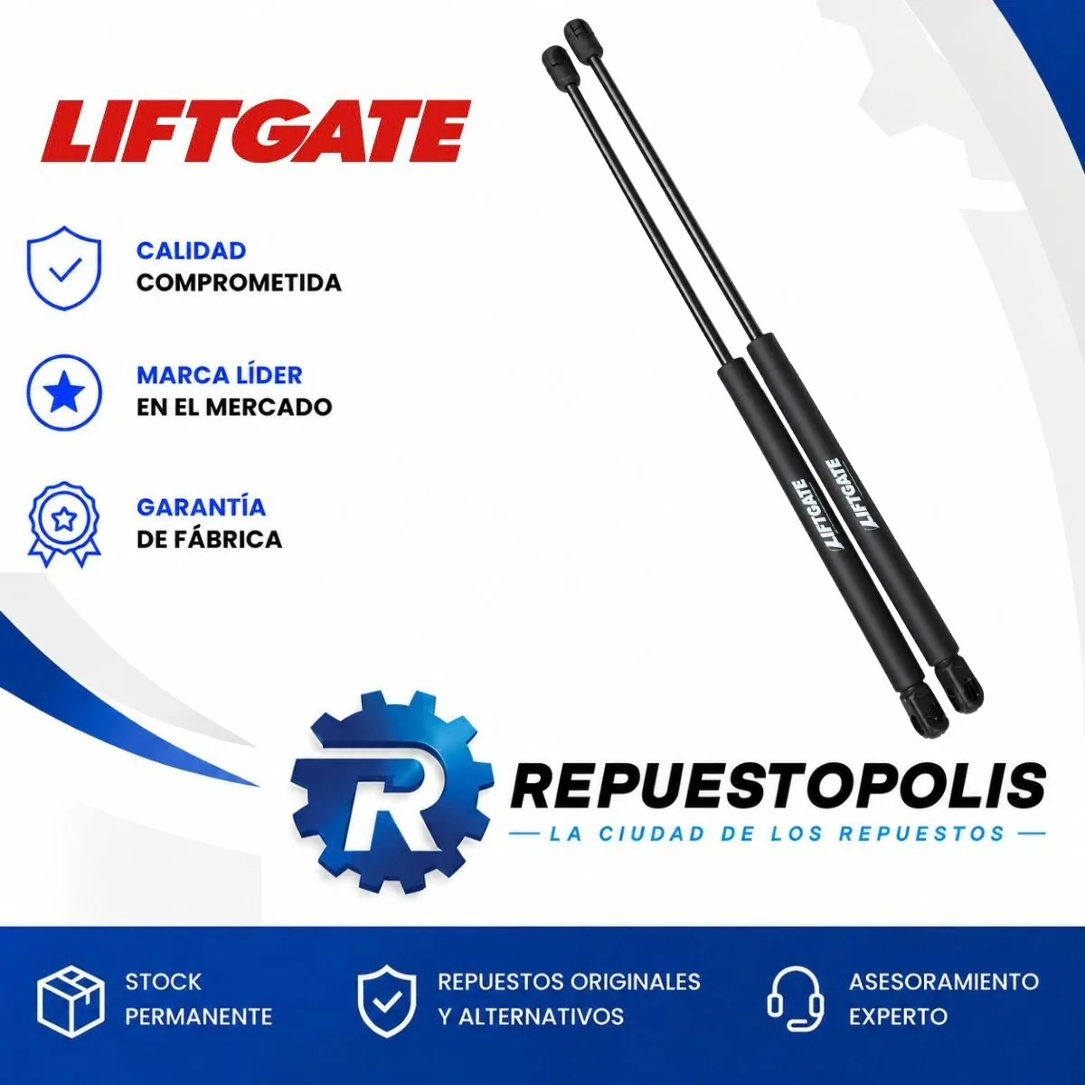 Amortiguador de Portón Volkswagen Gol IV 08/14 - LIFTGATE