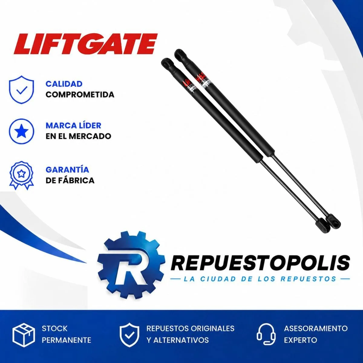 Amortiguador de Portón para Renault Duster 11/26 - LIFTGATE