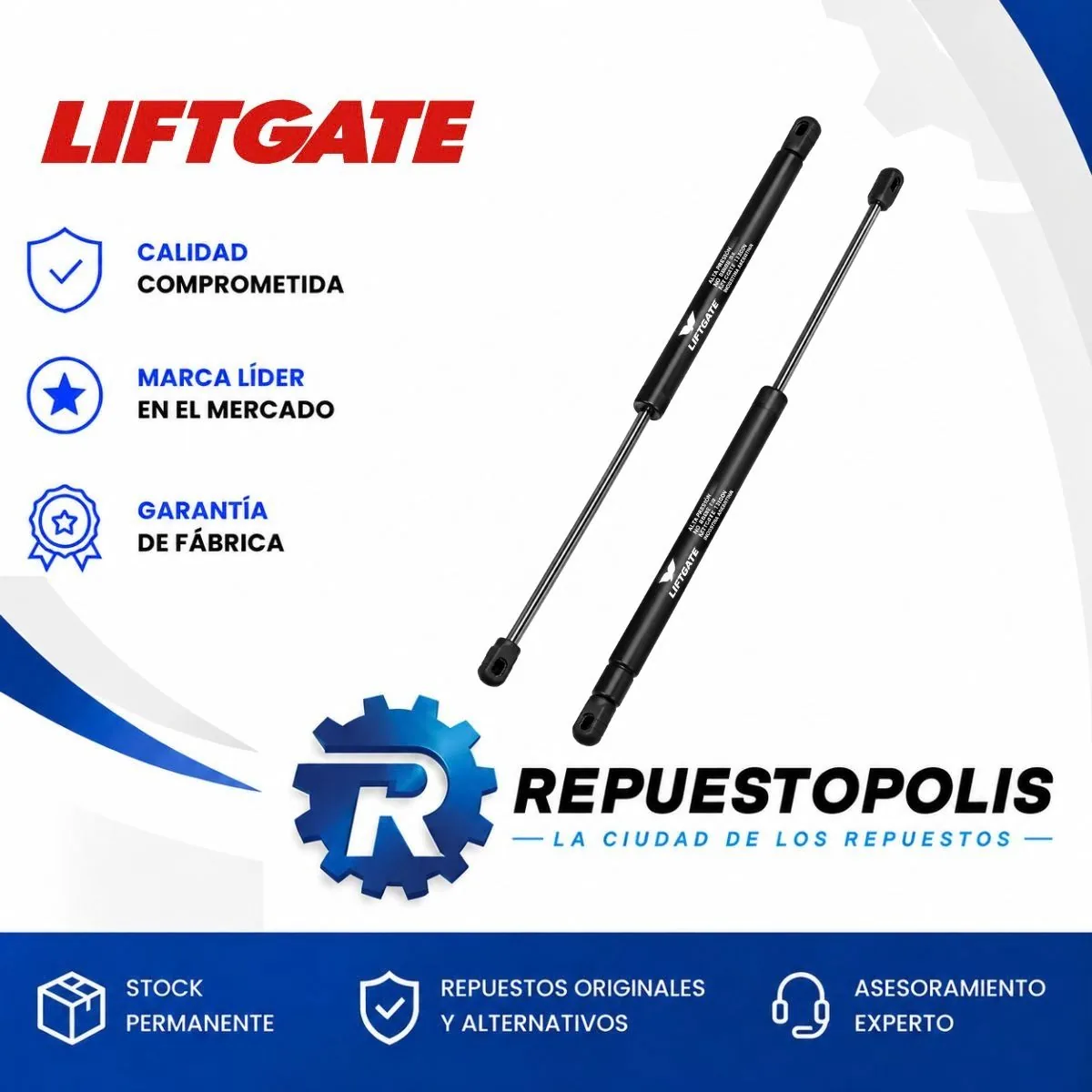 Amortiguador de Portón para Chevrolet Spin 12/17 - LIFTGATE