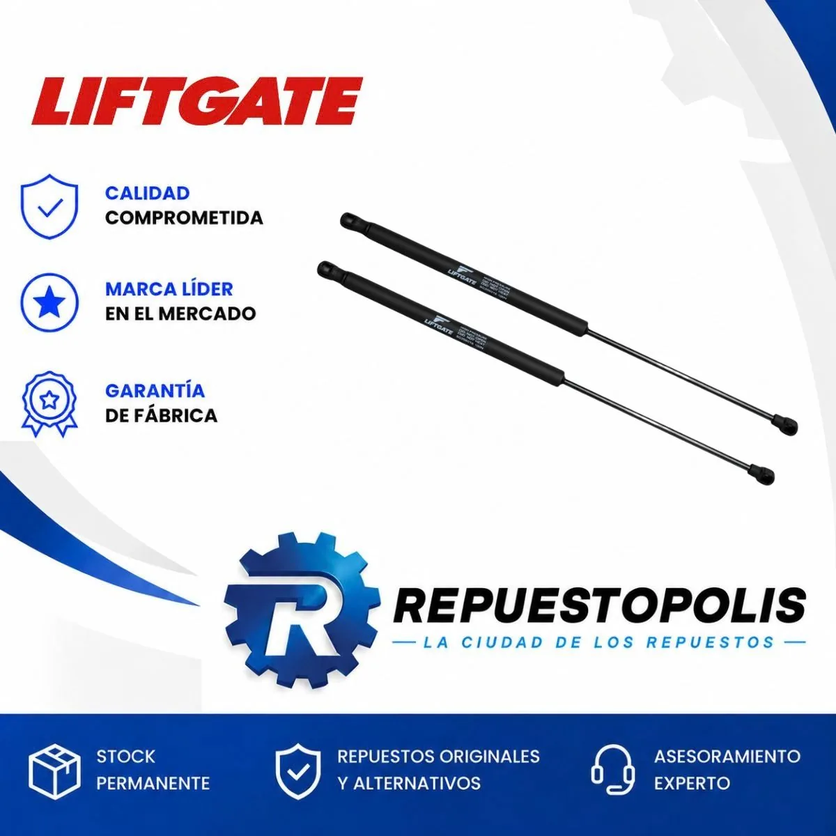 Amortiguador de Portón para Volkswagen UP 14/26 - LIFTGATE