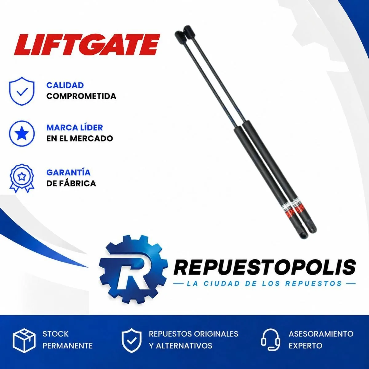 Amortiguador de Portón para Fiat Palio 07/12 - LIFTGATE