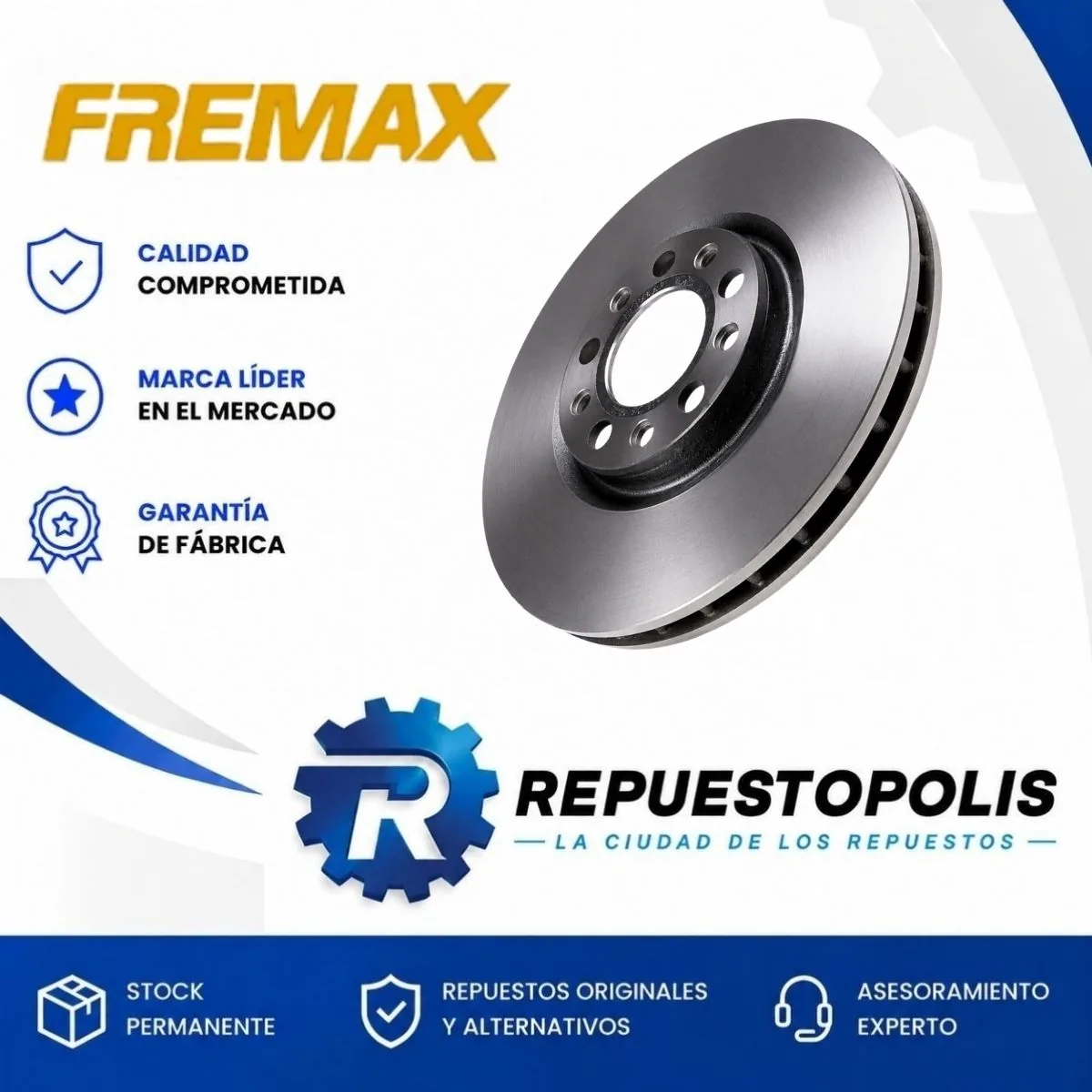 Disco de freno ventilado Delantero para Fiat 500 1.4 Pop Mt 1.6 16V Fire, Fiat 500 1.4 Cross At 1.6 16V Fire y Fiat Toro 2.0 Mjt 16V At9 4X4 y 10 más - FREMAX