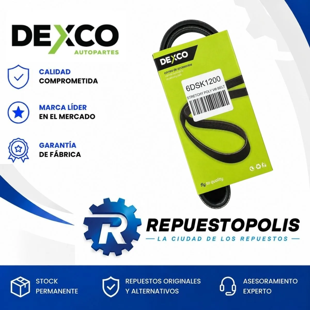 Correa para Volkswagen Fox Suran Gol - DEXCO