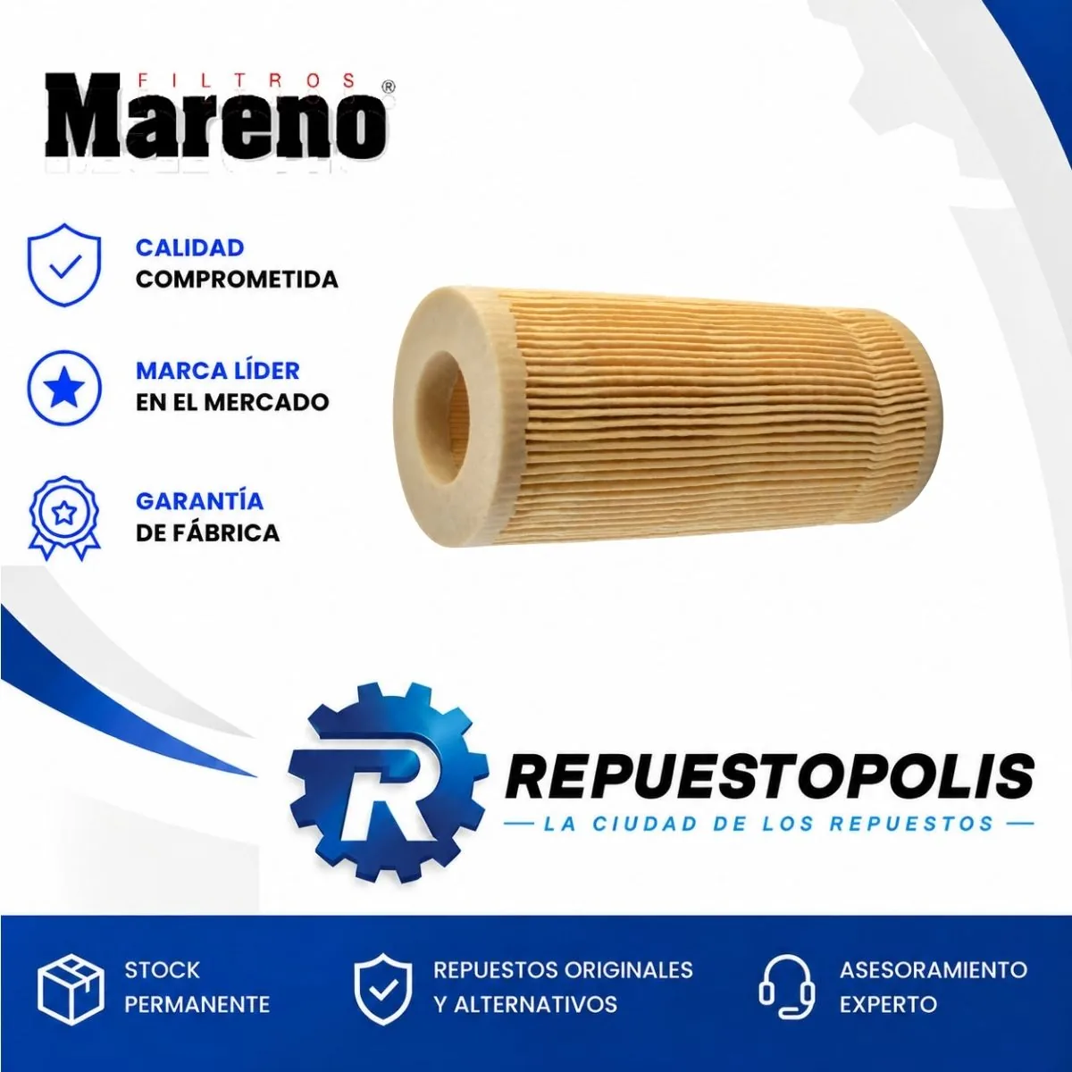 Filtro de aceite (cartucho) para Volkswagen Vento 2.0 TSI, Volkswagen Golf VII 2.0 GTI, Audi A3 y Audi A4 1.8 2.0 TFSI y 1 más - MARENO