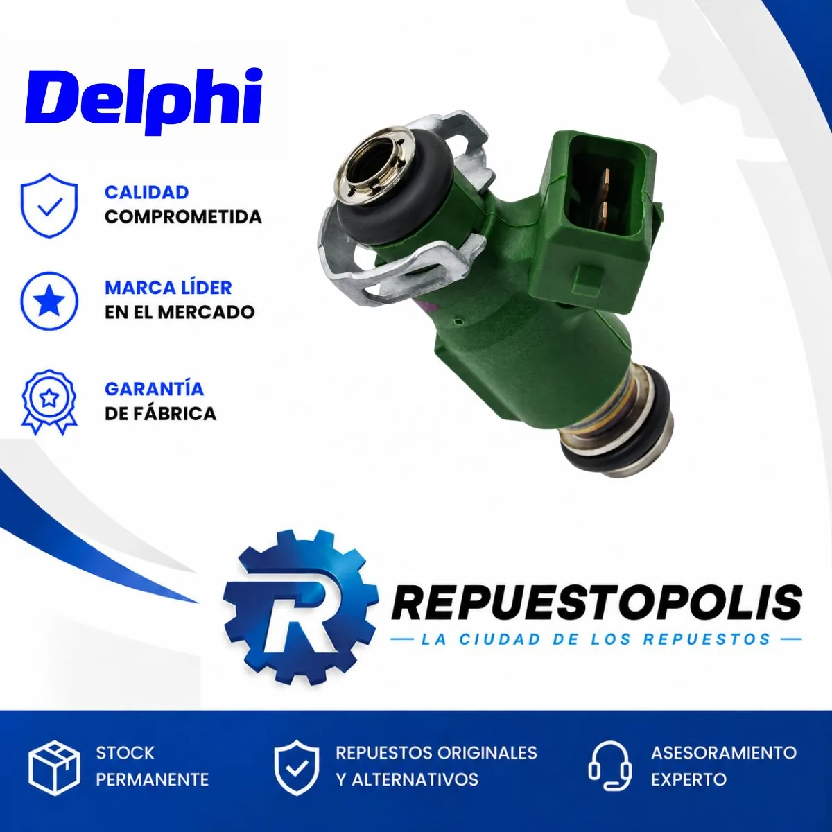 Inyector de Nafta Delphi FJ10741