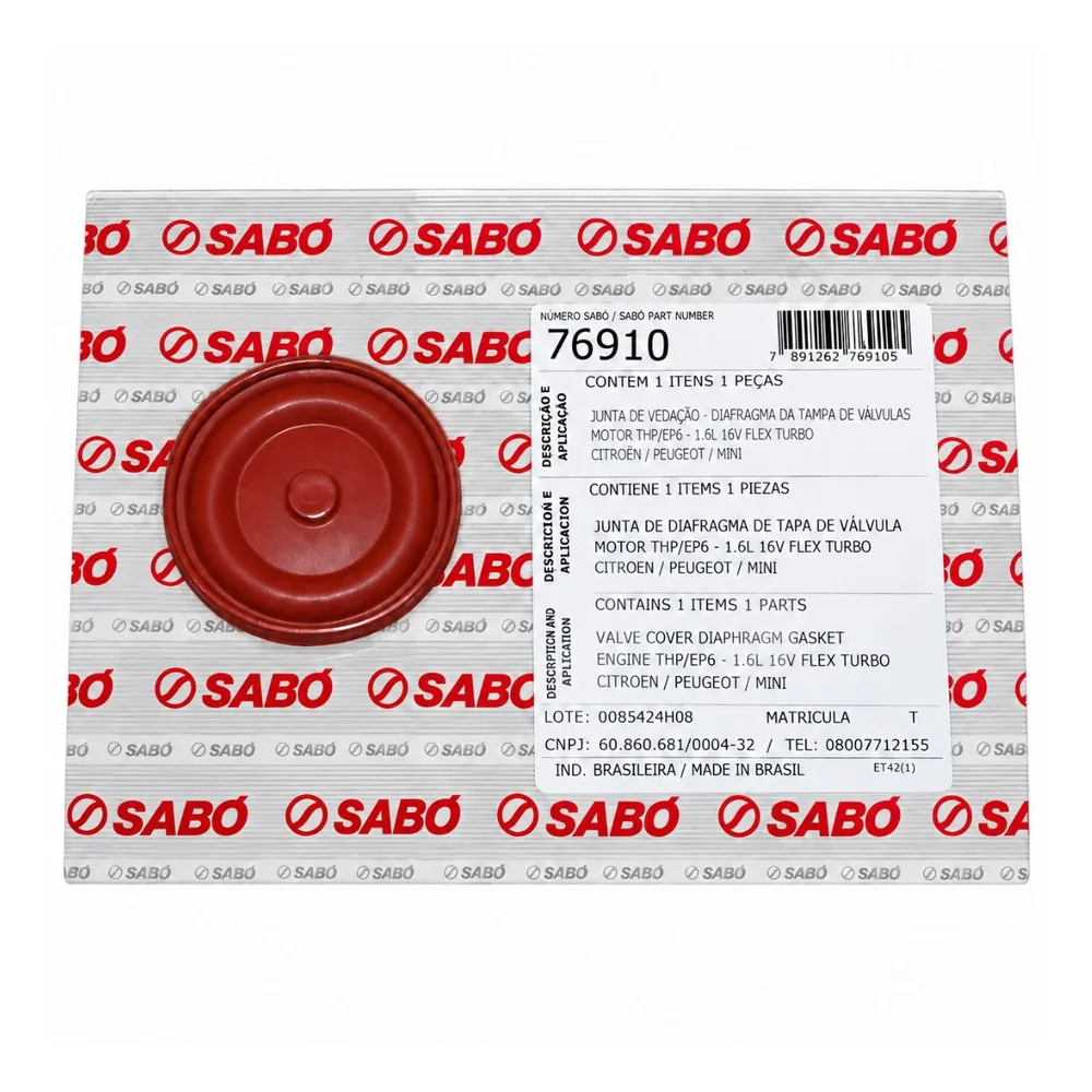 Diafragma de Tapa de Válvulas Peugeot 2008, 208 y 308 - SABO