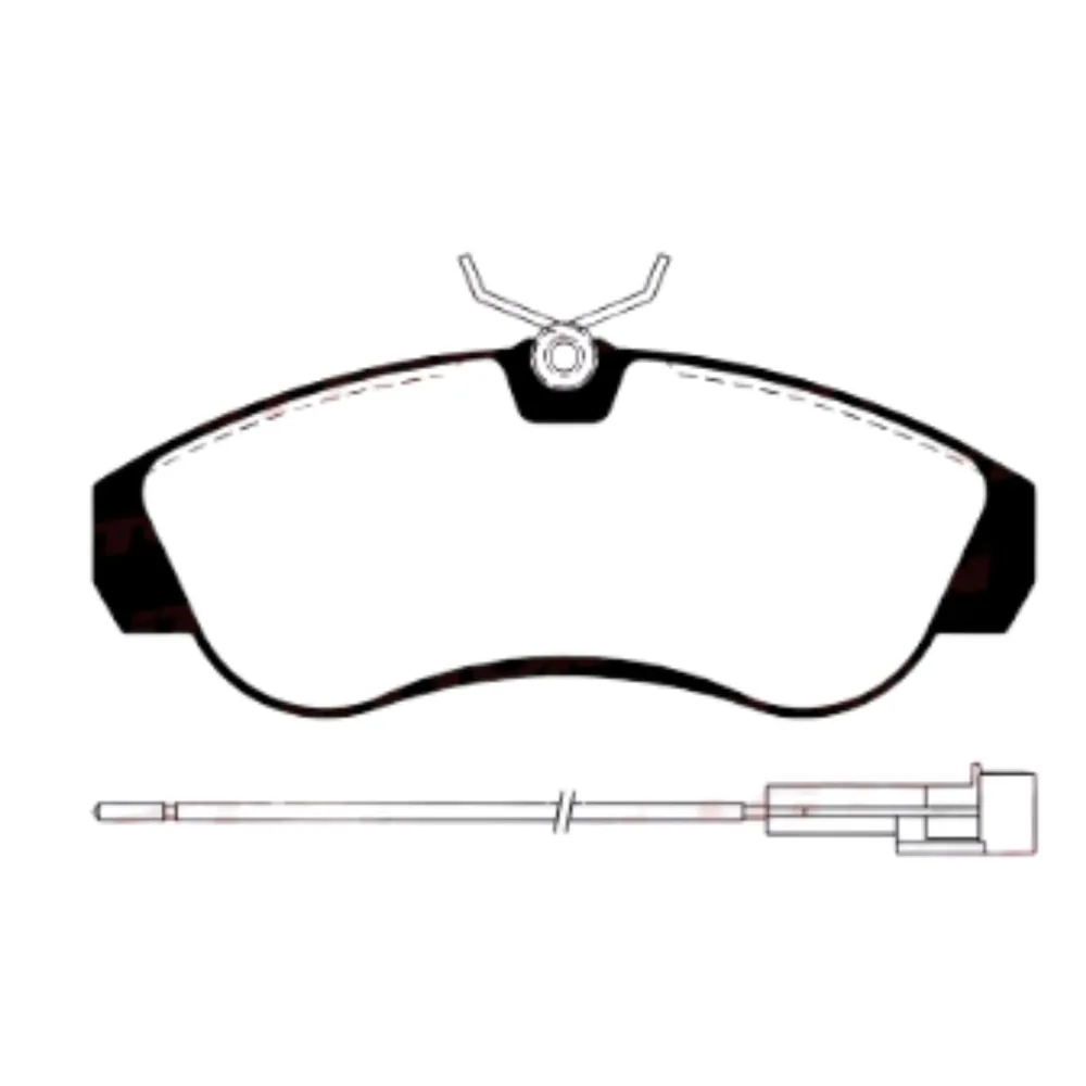 Pastilla de Freno para Citroen Jumper 27-31, Fiat Ducato 2.0 Jtd - 2.5 - 2.8 y Peugeot Boxer 2.5 Td Serie 1800 - LITTON
