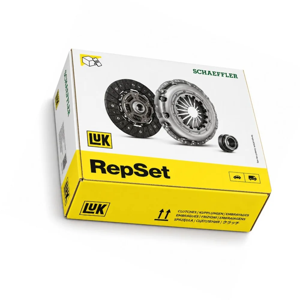 Kit de embrague (placa, disco y rulemán) para Peugeot 206, 207 y 208, Citroën C3 y Berlingo 1.5 y 1.6 - LUK