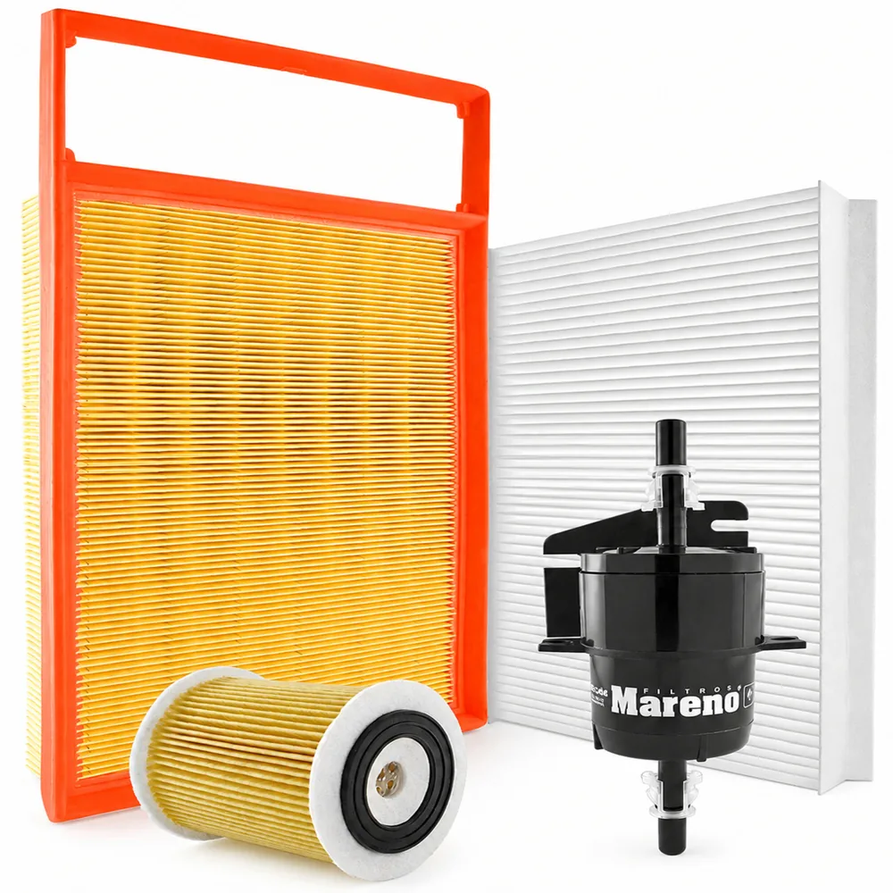 Kit de filtros (aire, habitáculo, aceite, nafta) para Fiat Etorq 1.6 - MARENO
