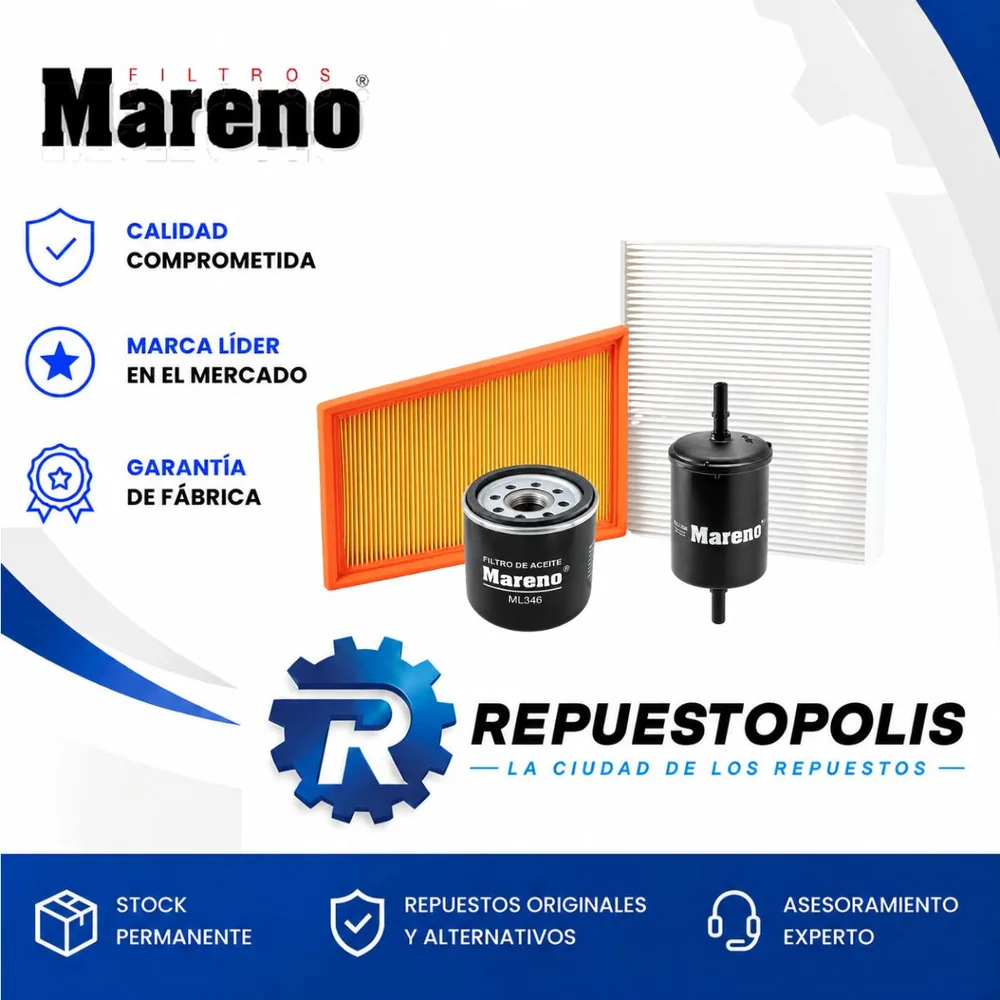 Kit de filtros para Peugeot 208 1.0 y 2008 1.0, Citroën C3 Aircross y Basalt - MARENO