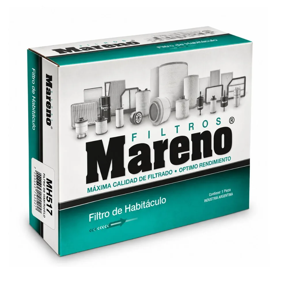 Filtro de habitáculo para Volkswagen Bora 1.8T / 2.2 / 1.9 8V - MARENO