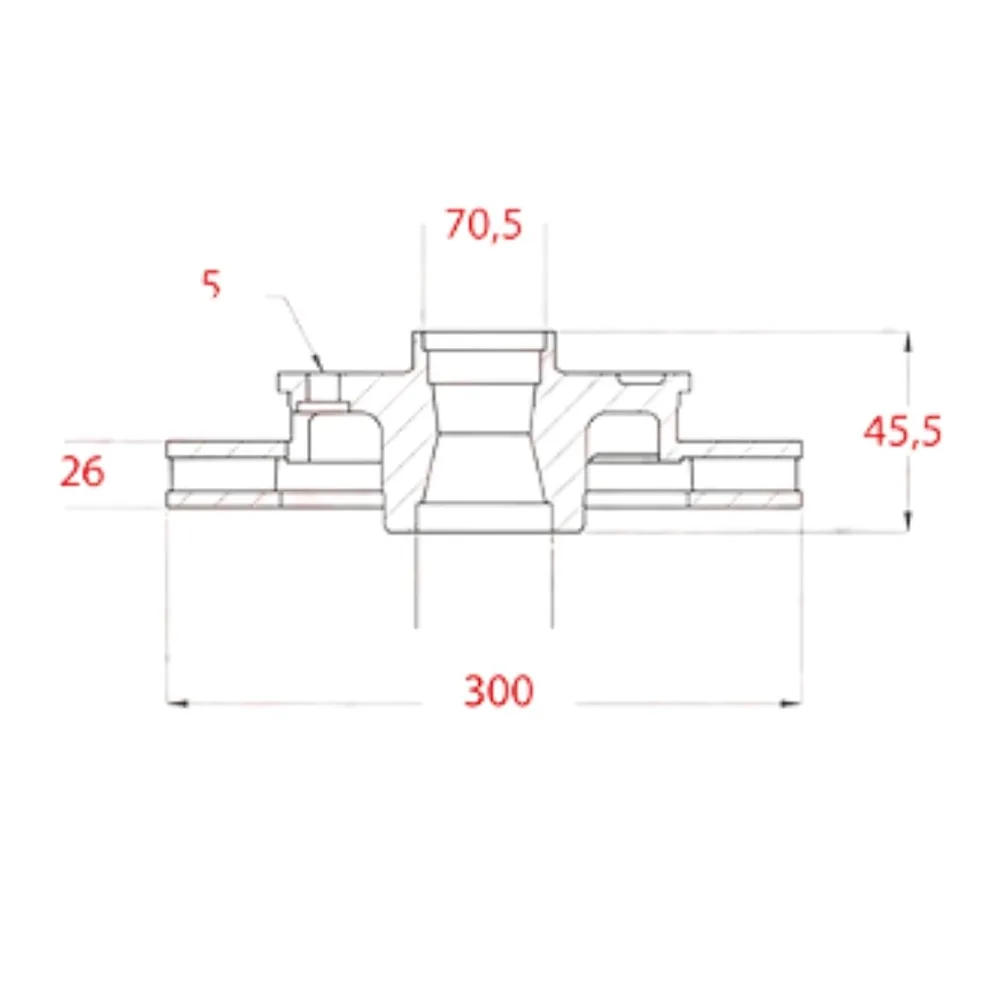 Disco de freno delantero ventilado para Chevrolet Cruze 2.0 Vcdi Z20D y Alfa Romeo Giulia 2.0 200Cv 2Wd - FREMAX