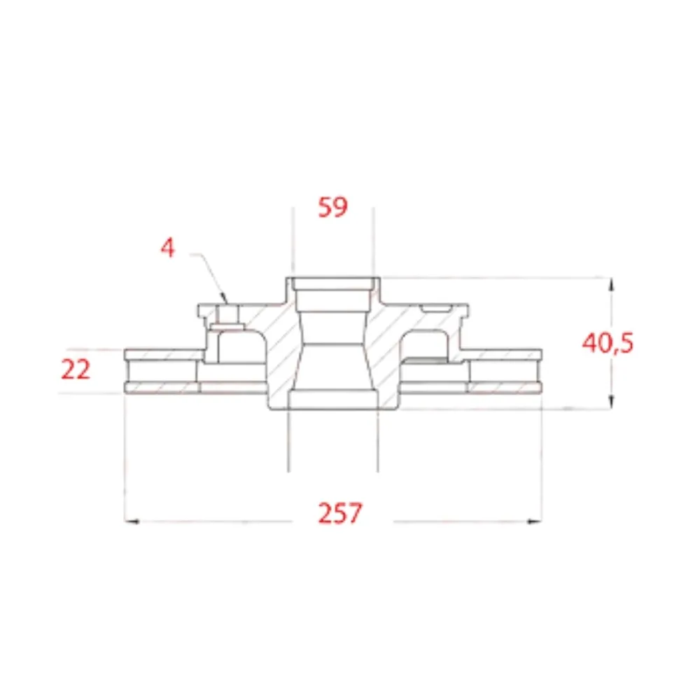 Disco de freno delantero ventilado para Fiat Qubo 1.4 8V Fire, Fiat Marea 1.6 16V, Fiat Marea 1.9 Tdi y Fiat Palio 1.6 16V Etorque y 18 más - FREMAX