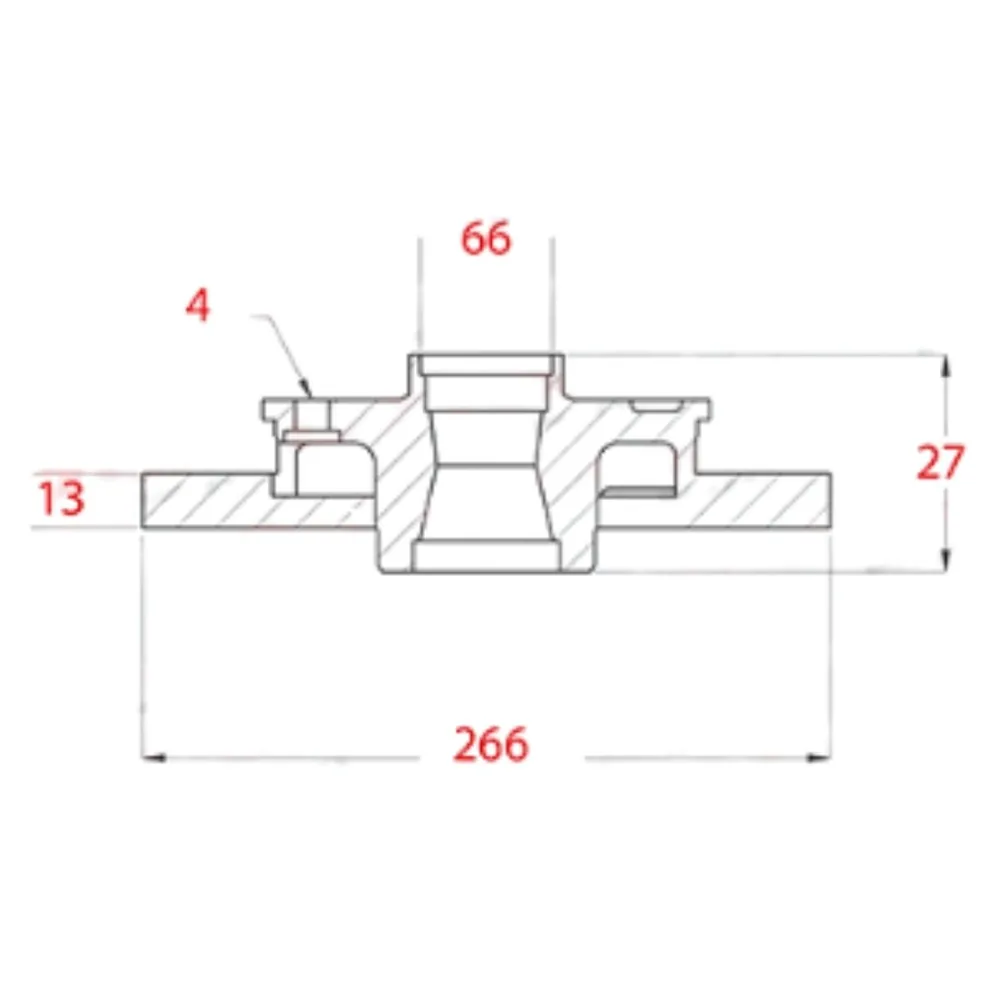 Disco de freno delantero solido para Citroen C3 1.4I Tu3, Citroen C3 1.4 Hdi Dv4, Citroen C3 1.5I Tu4 y Citroen Berlingo 1.9D Xud y 3 más - FREMAX