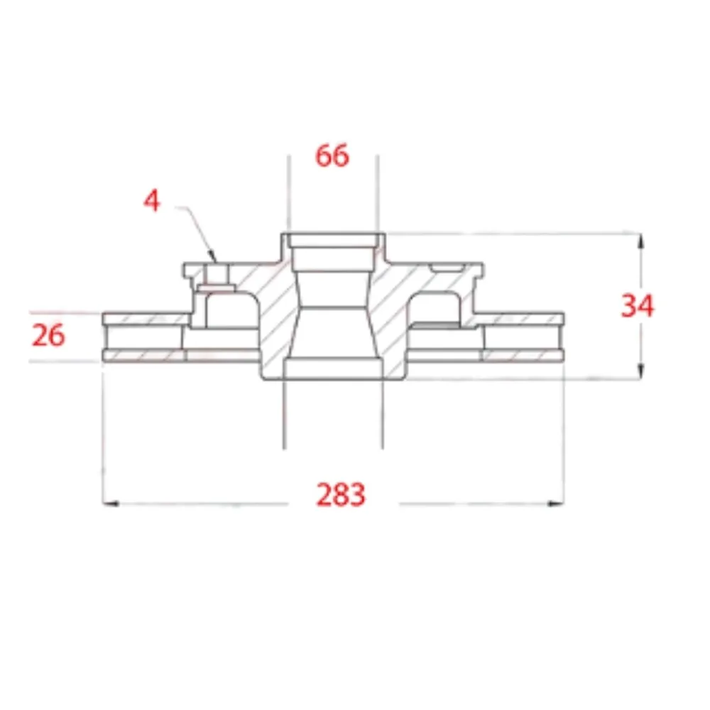 Disco de freno delantero ventilado para Citroen C3 1.5I Tu4, Citroen C3 1.6 Vti Ec5, Citroen C3 1.6 16V Tu5 y Citroen C3 Aircross 1.6 Vti Mt Ec5 y 43 más - FREMAX