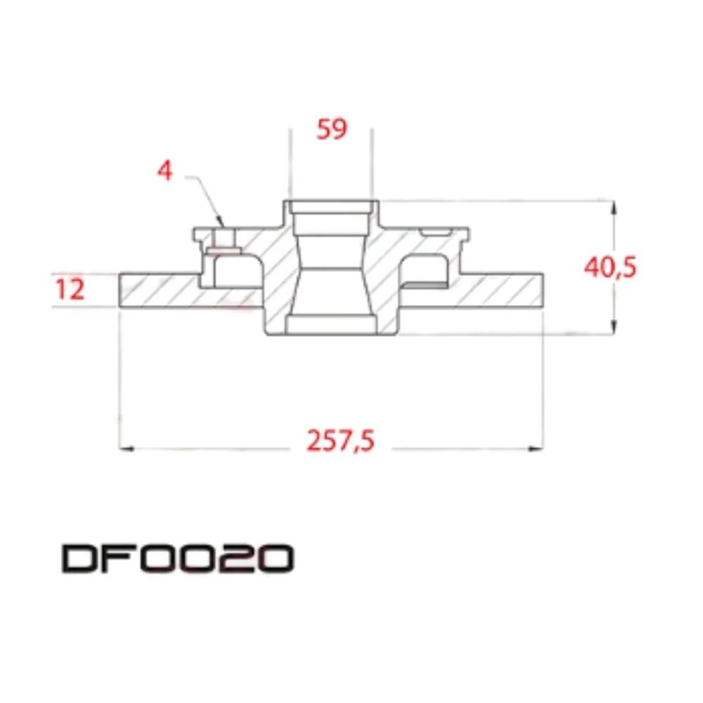 Disco de freno delantero solido para Fiat Mobi 1.0 8V Fire, Fiat Palio 1.4 8V Evo, Fiat Tipo 1.4 y Fiat Tipo 1.7D 5 y 9 más - LITTON