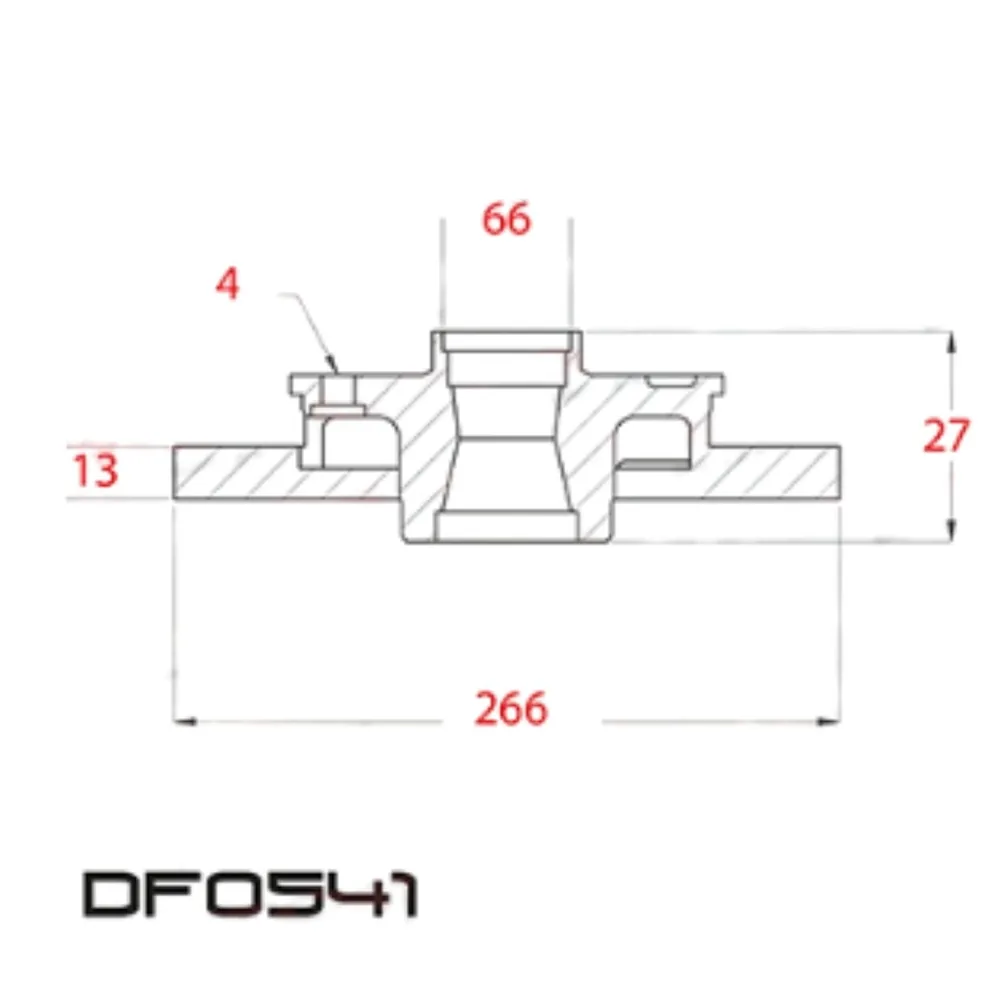 Disco de freno delantero solido para Citroen C3 1.4I Tu3, Citroen C3 1.4 Hdi Dv4, Citroen C3 1.5I Tu4 y Citroen Berlingo 1.9D Xud y 3 más - LITTON