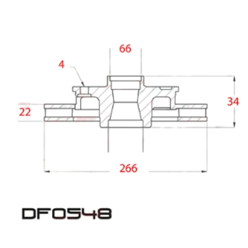 Disco de freno delantero ventilado para Citroen C3 1.6 Vti Mt - LITTON