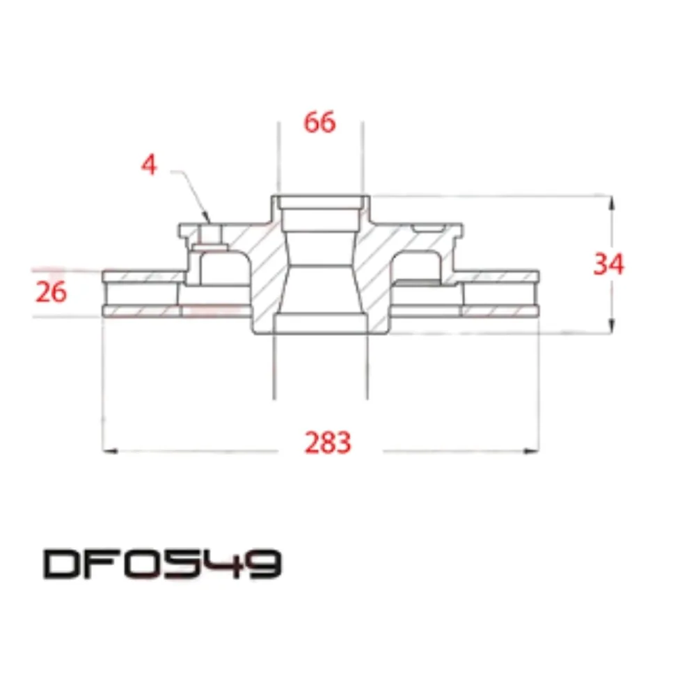 Disco de freno delantero ventilado para Citroen C3 1.5I Tu4, Citroen C3 1.6 Vti Ec5, Citroen C3 1.6 16V Tu5 y Citroen C3 Aircross 1.6 Vti Mt Ec5 y 42 más - LITTON
