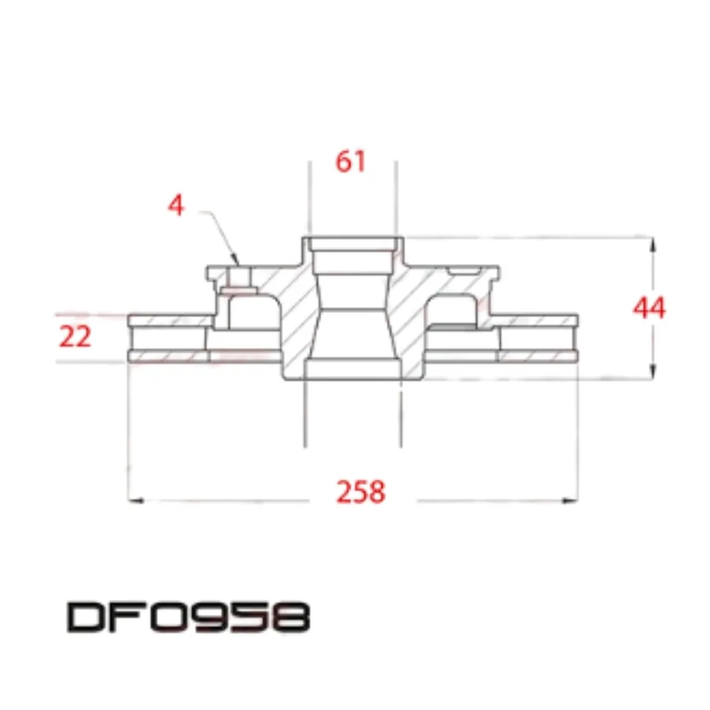 Disco de freno ventilado Delantero para Renault Sandero 1.6 8V K7M, Renault Sandero Ph2 1.6 16V Cvt H4M y Renault Sandero Ph2 1.6 16V Mt H4M y 8 más - LITTON