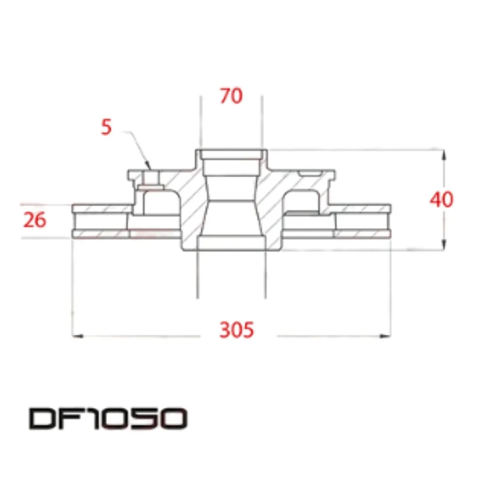 Disco de freno delantero ventilado,  Fiat 500 1.4 Pop Mt 1.6 16V Fire, Fiat 500 1.4 Cross At 1.6 16V Fire, Fiat Toro 2.0 Mjt 16V At9 4X4 y Fiat Toro 2.0 Mjt 16V Mt y 9 más - LITTON
