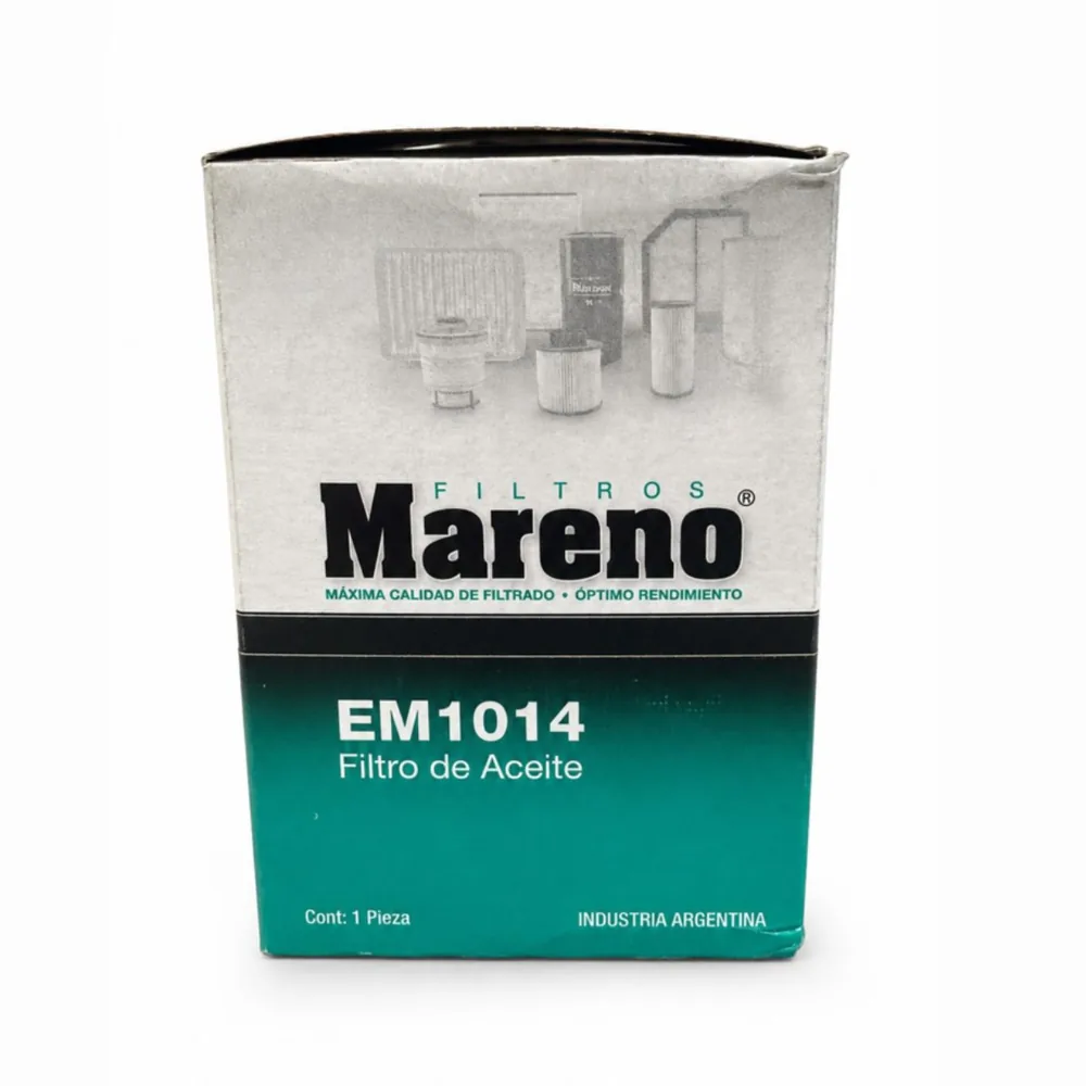 Filtro de aceite (cartucho) para Ford Fiesta, Ford Ecosport 1.4 TDCI, Citroën C3 y Citroën C4 y 2 más - MARENO