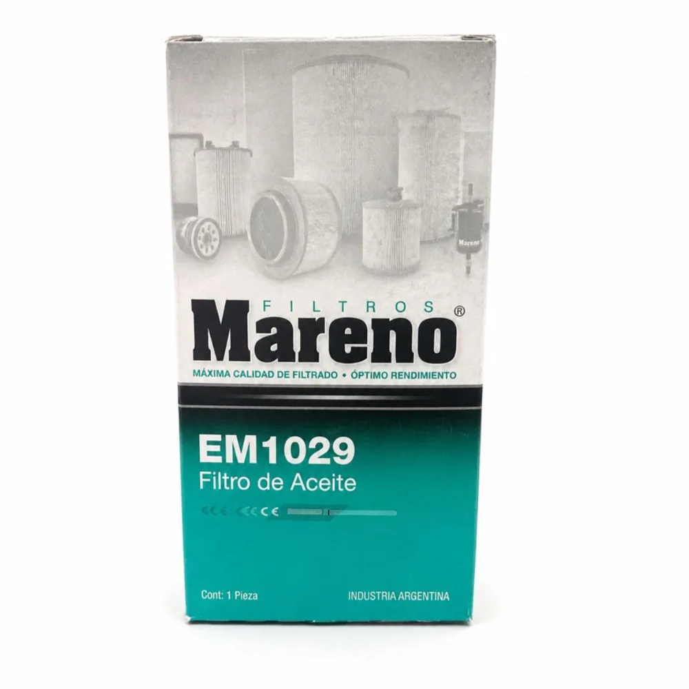 Filtro de aceite (cartucho) para Chevrolet Tracker 1.8 16V y Chevrolet Cruze 1.8 16V - MARENO